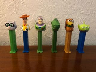 Pez Toy Story Dispensers Set Of 6 Loose Including Terror Cat.