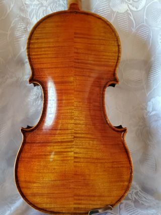 Old Vintage Violin Labeled Stradivarius 4/4 Size Sound,  Bow,  Case