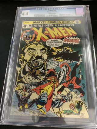 X - Men 94 Cgc 4.  5 Off - White Pages Key Issue 2nd Team