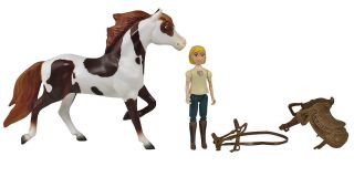 Breyer Spirit Riding - Boomerang And Abigail Small Horse And Doll Toy Set