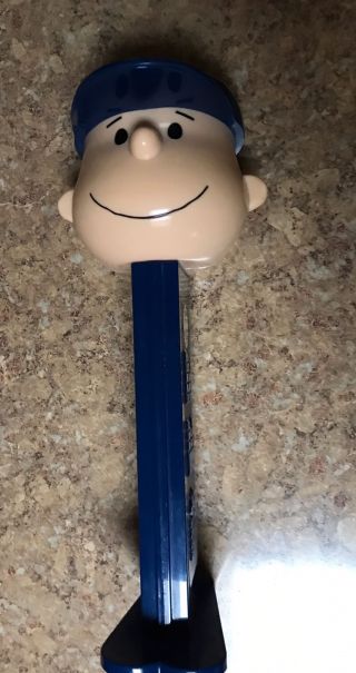 12 " Chicago Cubs Charlie Brown Giant Pez Dispenser Blue.  Small Flaw