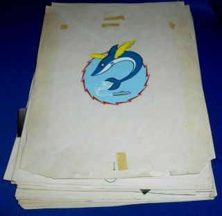 Navy Fighter Squadron Vf - 93 Blue Blazers Prototype Cruise Book 1954 Real Photos