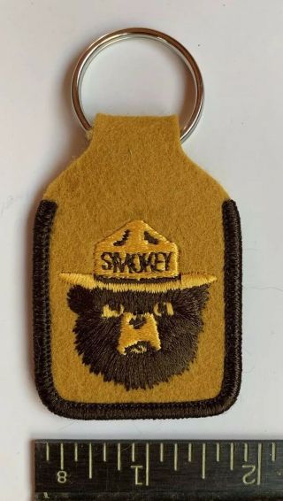 Smokey The Bear Keychain Prevent Forest Fires
