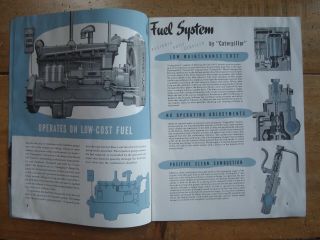 1940s Caterpillar D8 Diesel Tractor Brochure 3