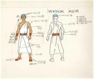 He - Man/she - Ra Masters Of The Universe Animation Art Verdor Model Cel