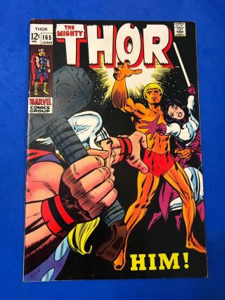 The Mighty Thor 165 Key 1st Him Adam Warlock Appearance App Silver Age 1969