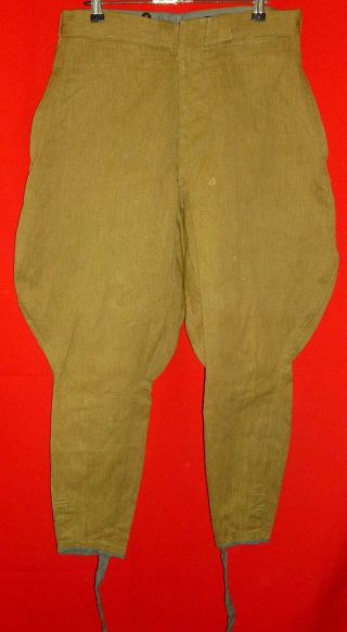 1959 Dated Russian Soviet Army Soldier Uniform Canvas Breeches Pants Ussr