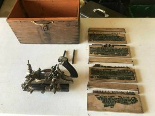 Stanley 55 Combination Plane,  With 53 Blades Cutters Vintage