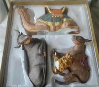 Lenox Nativity Renaissance Figurine 1991 Animals Set Of 3 No.  817620