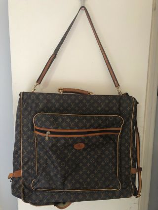 Louis Vuitton Vintage Garment Bag Leather