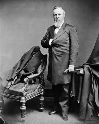 President Rutherford B Hayes Standing Portrait 8x10 Silver Halide Photo Print