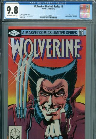 Wolverine Limited Series 1 (marvel 1982) Cgc Certified 9.  8