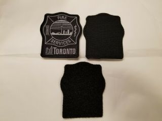 Toronto Fire Services Subdued Station Patch With Hook & Loop Attachment