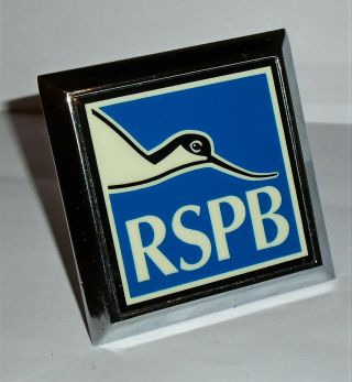 Great Rspb Avocet Car Mascot Badge With All Parts & Fixings