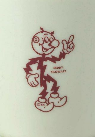 Reddy Kilowatt Restaurantware Advertising Vintage Coffee Mug Syracuse - Bld