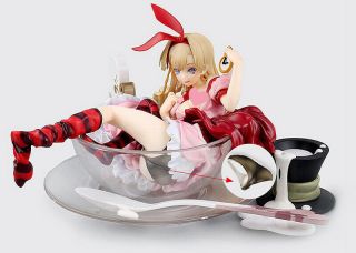 Anime Alice In Wonderland Tasting Cup Of Epicurious Alice Pvc Action Figure N B