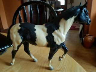 Vintage Breyer Molding Co Toy Horse Paint Pinto Appaloosa Roan Black White 1960s