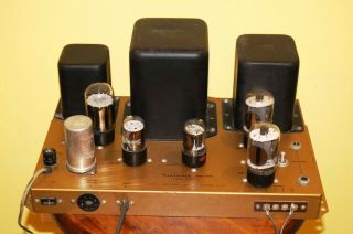 Vintage Heathkit W4 - Am High Fidelity Tube Amplifier Mono Gold Amp Perfect Shape