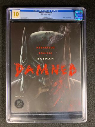 Batman: Damned 1 Cgc 10.  0 (2018) - Hot & Priced To Sell