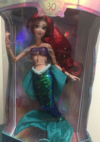 Disney Store 30th Anniversary The Little Mermaid Ariel Doll Limited Edition