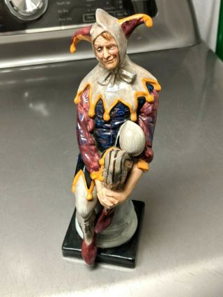 Stunning Royal Doulton The Jester Figurine Hn2016 - Charles J.  Noke 10 Inches