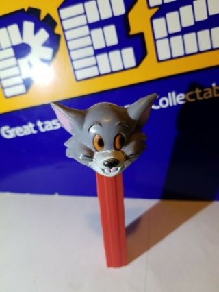 Vintage Pez Dispenser - Tom (from Tom And Jerry) No Feet Made In Hong Kong 1980
