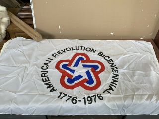 American Revolution Bicentennial Arba Nylon Flag,  3x5 Ft.  Vintage?
