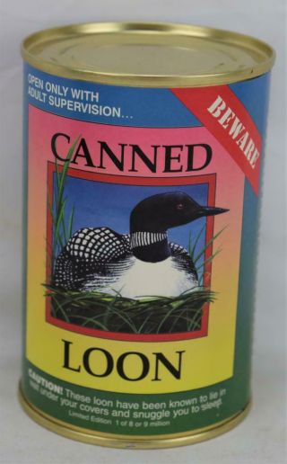 Canned Loon Fuzzy Loon In Can