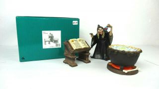 Disney Wdcc 1230025 Snow White Witch With Desk And Cauldron: Evil To The Core
