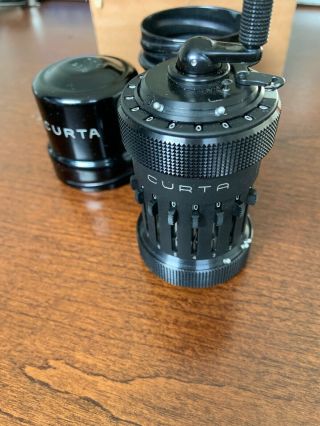 Curta Type I Mechanical Calculator 9302 With Case And Box