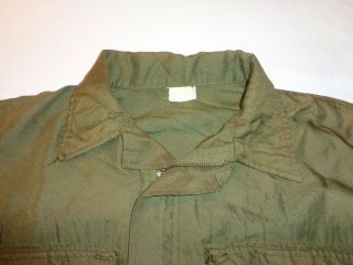 WW2 US Army Vietnam Hot Weather Fire Resistant Flyer ' s Shirt Sz Small Regular 3