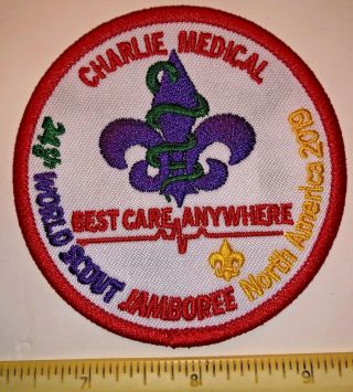 Base Camp Charlie Medical Ist Staff Badge Patch 2019 24th World Scout Jamboree
