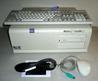 Vintage Dell Optiplex Gx1 Pc Windows 95 Plus 3x Isa Pii 400mhz/20gb/128mb