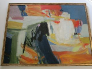 LARGE SIMIRENKO PAINTING ABSTRACT CALIFORNIA MODERNISM EXPRESSIONISM 1950 ' S 2