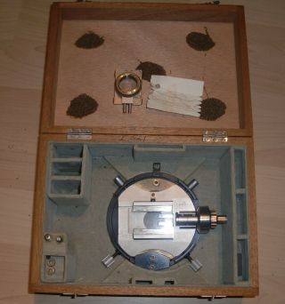 Ernst Leitz Wetzlar Box With Polarisation Parts Very Rear