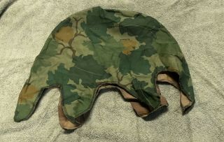Vietnam War M1 Helmet Cover Mitchell Pattern Camo Camoflage Us Army Usmc 1967