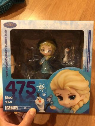 Nendoroid 475 Frozen Elsa &olaf Good Smile Company Disney Pvc Figure Anime