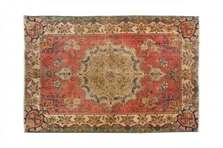 4x6 Oriental Vintage Floral Wool Handmade Traditional Carpet Medallion Area Rug 2