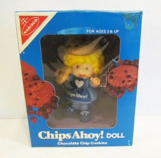 Nabisco Chips Ahoy Cookies Girl Vinyl Advertising Figure Ad Doll Mib 1983 Talbot