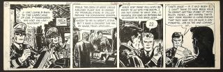 Art Daily Strip,  Steve Canyon,  Milton Caniff,  2 - 5 - 1955,  Signed,  War