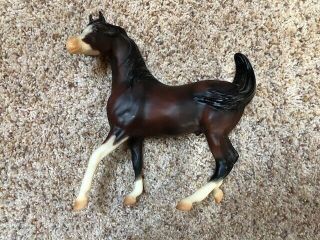 Breyer Horse Traditional Arabian " Sham " Model Dark Bay - Euc