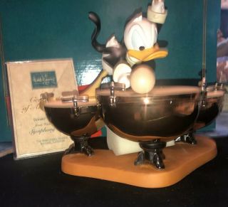 WDCC Disney Donald Duck’s Symphony Hour DRUM BEAT Figurine Figure Statue - MIB NOS 3