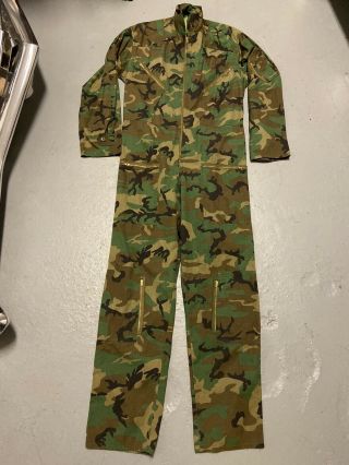 Vietnam 60’s Air Force Us Army Erdl Camouflage Flight Suit Coveralls In Country