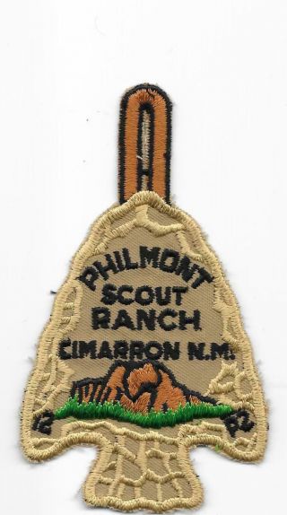 Philmont Scout Ranch Trek Arrowhead Cloth Back Vintage Boy Scouts Of America 4