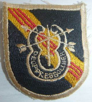 Beret Flash Patch - Us Special Forces Airborne - De Oppresso - Vietnam War,  1179