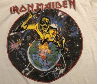 Vintage 1983 Iron Maiden Concert Tour Shirt