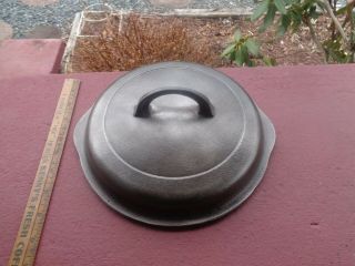 Early Griswold No 6 High Dome Cast Iron Skillet Lid Or Iron Skillet Cover