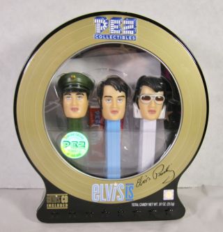 Elvis Limited Edition Pez Dispenser In Tin No Cd