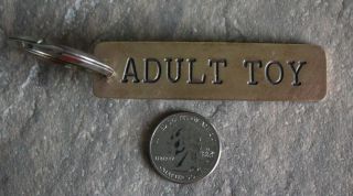 Adult Toy Vintage Funny Humor Metal Keychain Key Ring 32819