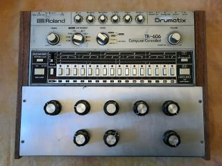 Modified Roland Tr 606 Vintage Analog Drum Machine Individual Outputs See Video